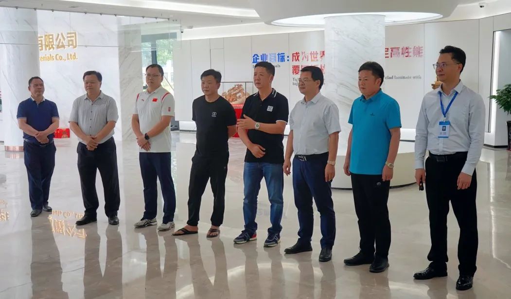 立讯精密王来胜副董事长一行到中国NBA玩球官方网材料考察